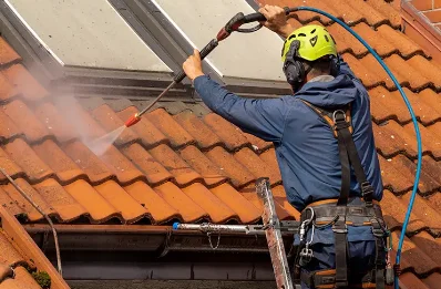 Démoussage et hydrofuge de toiture à Buissard